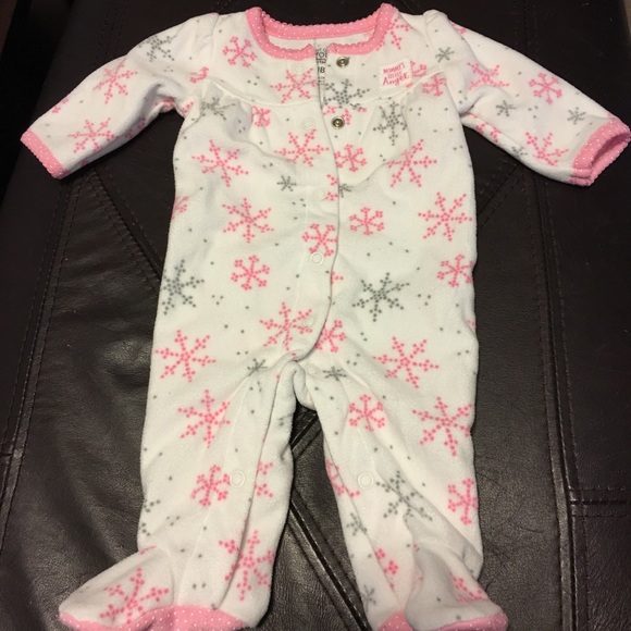 Snowflake fleece pjs - Picture 1 of 4